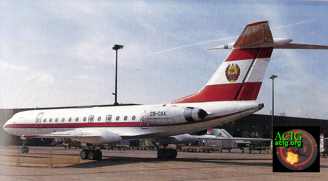 Machel's Tupolev 134A
